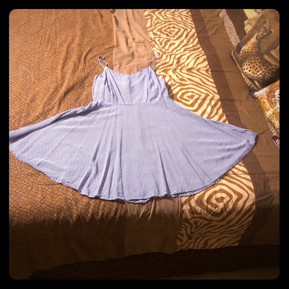 Gingham dress super cute